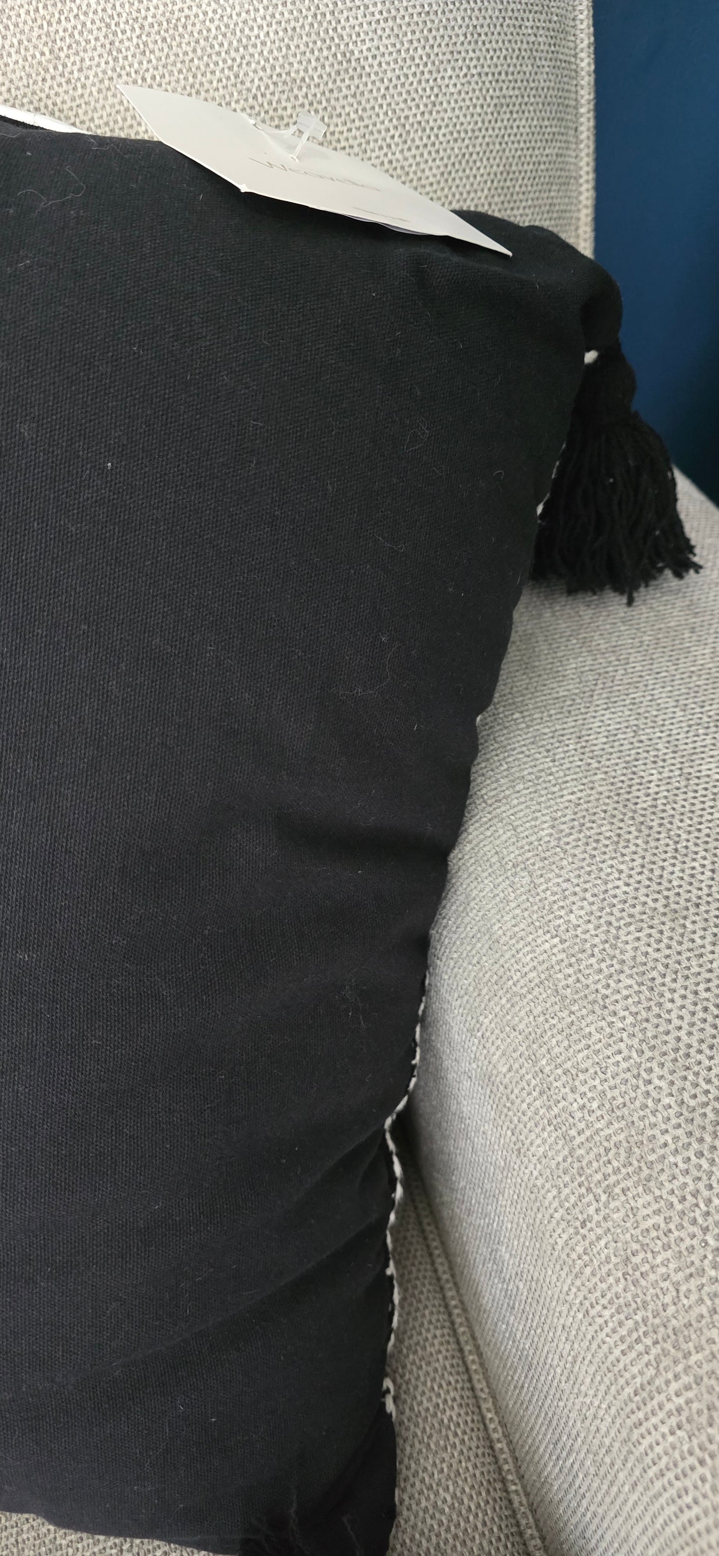 COJIN NEGRO TEJIDO