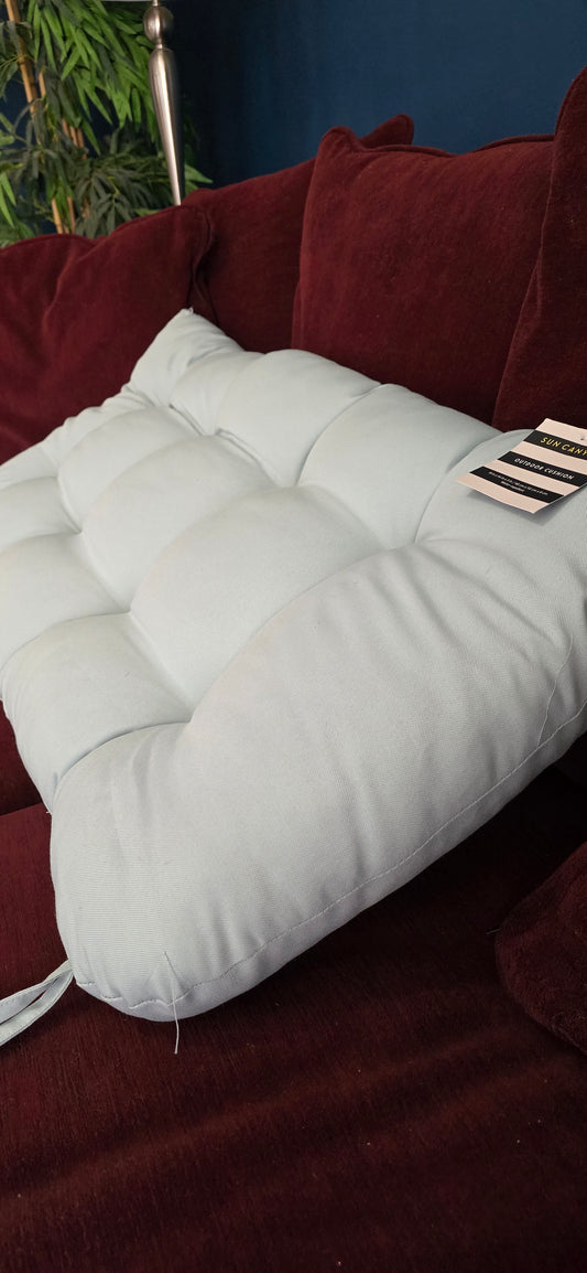 ASIENTO ACOJINADO VERDE CLARO PARA BANCA