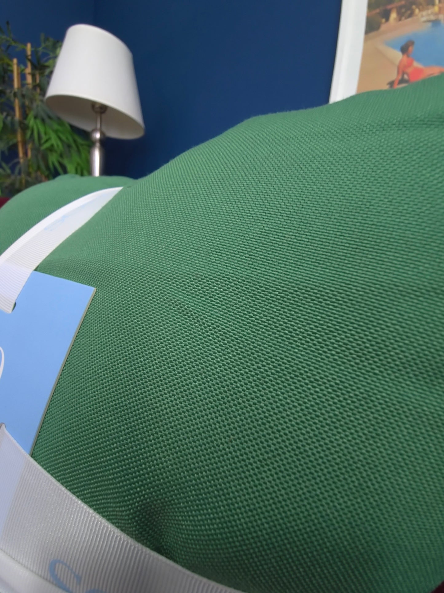COJINES COLOR VERDE LISO
