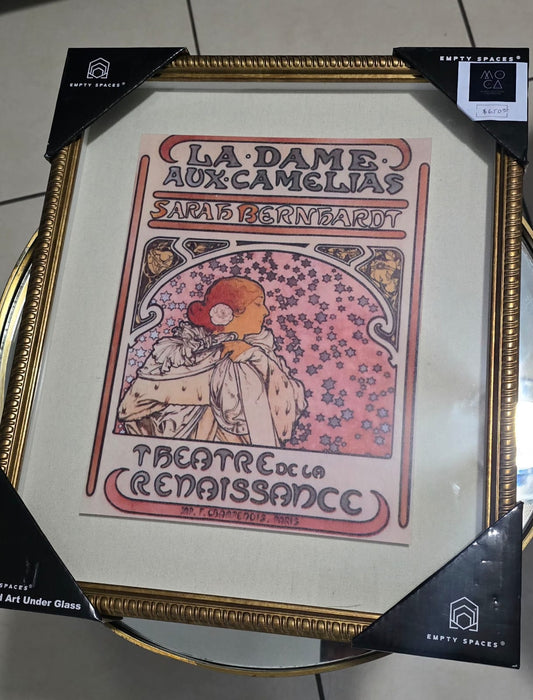 CUADRO "LA DAME AUX CAMÈLIAS" DE ALFONS MUCHA