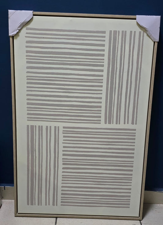 CUADRO ARTE ABSTRACTO BEIGE