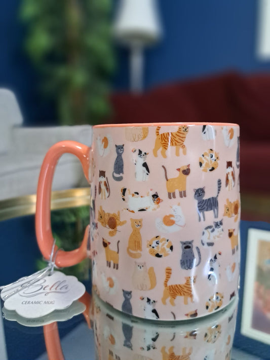 LINDA TAZA GATITOS