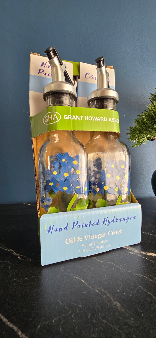 DUO BOTELLAS CRISTAL PINTADO A MANO