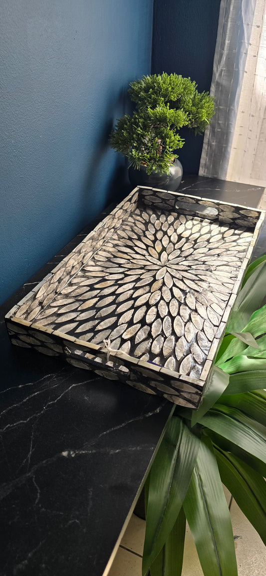 CHAROLA DECORATIVA RECTANGULAR